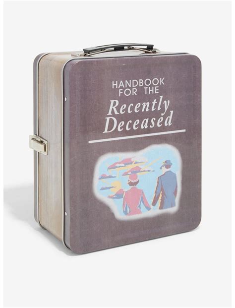 beetlejuice handbook for the recently deceased metal lunch box|Handbook For The Recently Deceased Lunch Box.